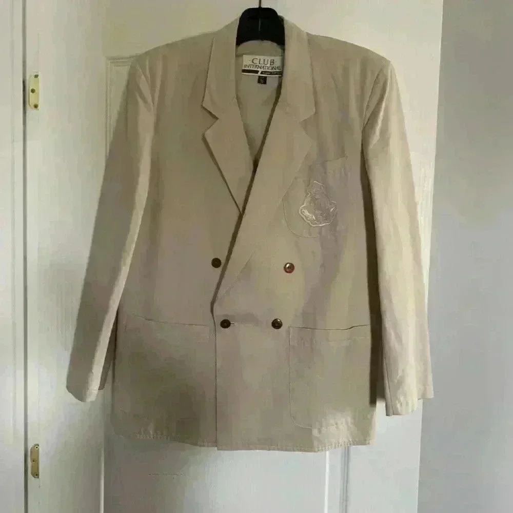 Club international sports coat, blazer. Fall season start